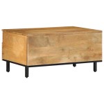 vidaXL Masuta cafea maro 80x54x40 cm lemn masiv de mango vidaXL Masuta cafea maro 80x54x40 cm lemn masiv de mango