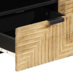 vidaXL Dulap TV maro 105x33x46 cm lemn masiv de mango