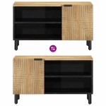 vidaXL Dulap TV maro 80x31,5x46 cm lemn masiv de mango