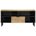 vidaXL Dulap TV maro 100x33x46 cm lemn masiv de mango vidaXL Dulap TV maro 100x33x46 cm lemn masiv de mango