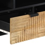vidaXL Dulap TV maro 100x33x46 cm lemn masiv de mango vidaXL Dulap TV maro 100x33x46 cm lemn masiv de mango