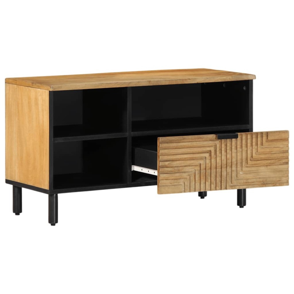 vidaXL Dulap TV maro 80x33x46 cm lemn masiv de mango