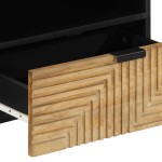 vidaXL Dulap TV maro 80x33x46 cm lemn masiv de mango