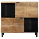 vidaXL Bufetă maro 80x33x75 cm lemn masiv de mango vidaXL Bufetă maro 80x33x75 cm lemn masiv de mango
