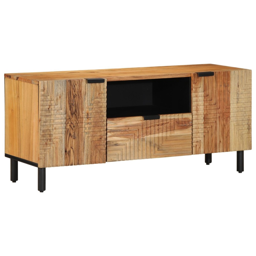 vidaXL Dulap TV, 105x33,5x46 cm, lemn masiv acacia