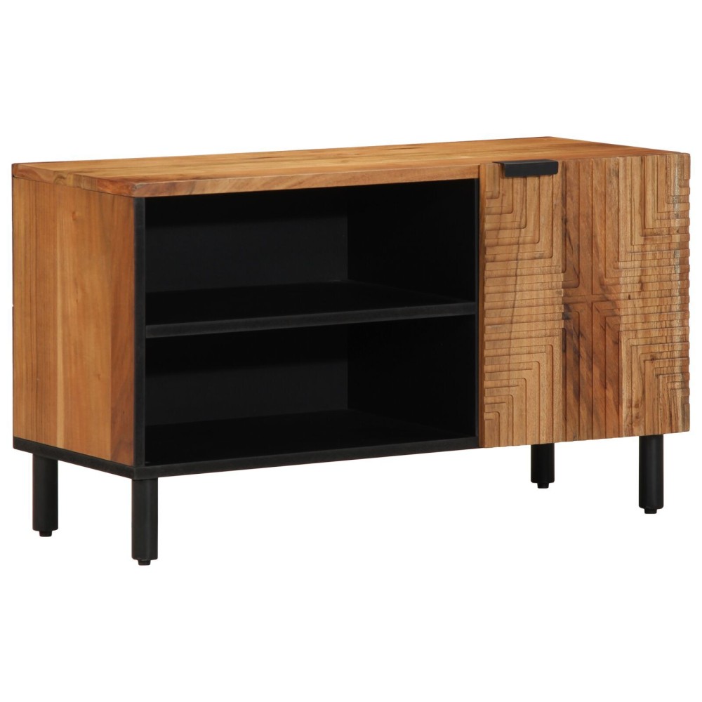vidaXL Dulap TV, 80x31,5x46 cm, lemn masiv acacia