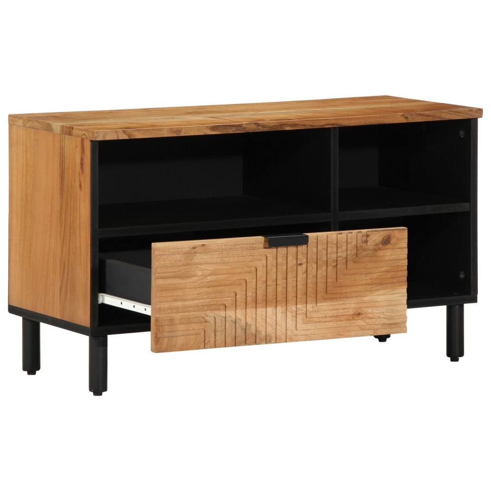 vidaXL Mobilier TV 80x33,5x46 cm Lemn solid de acacia