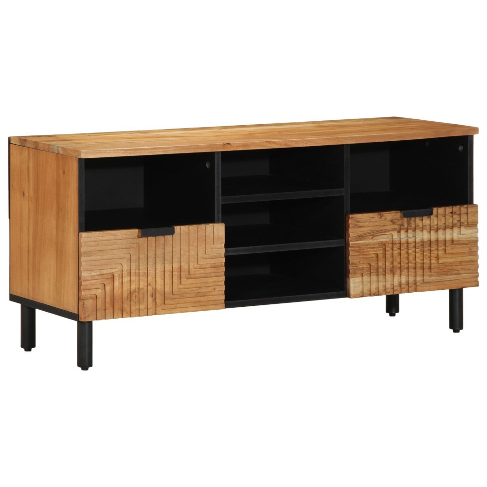 vidaXL Dulap TV, 100x33,5x46 cm, lemn masiv acacia