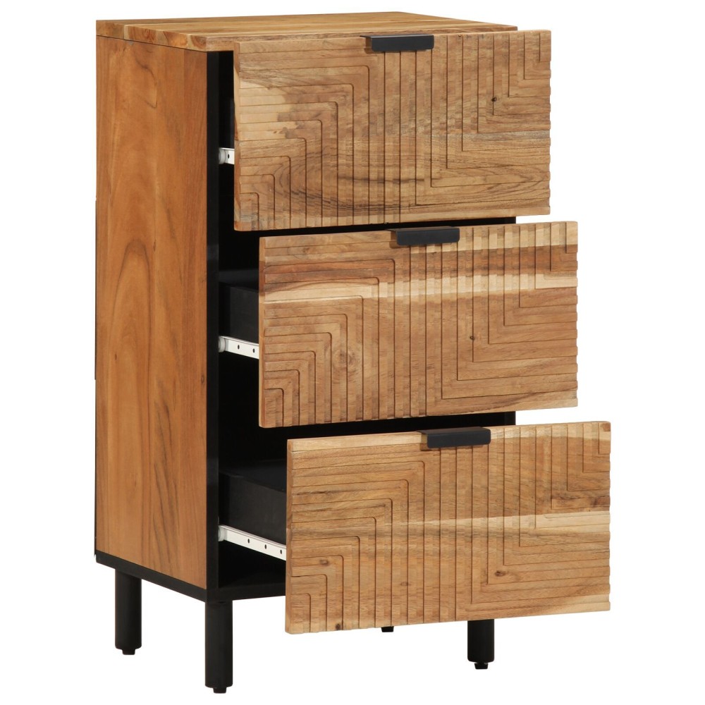 vidaXL Dulap, 40x33x75 cm, lemn masiv de acacia