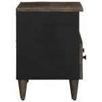 vidaXL Dulap TV Gri deschis 70x33,5x46 cm Lemn masiv Mango vidaXL Dulap TV Gri deschis 70x33,5x46 cm Lemn masiv Mango