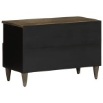 vidaXL Dulap TV Gri deschis 70x33,5x46 cm Lemn masiv Mango vidaXL Dulap TV Gri deschis 70x33,5x46 cm Lemn masiv Mango