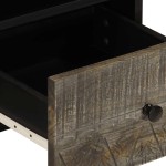 vidaXL Dulap TV Gri deschis 70x33,5x46 cm Lemn masiv Mango vidaXL Dulap TV Gri deschis 70x33,5x46 cm Lemn masiv Mango
