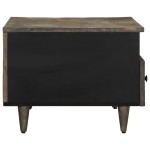 vidaXL Masuta de cafea gri deschis 80x54x40 cm lemn masiv de mango
