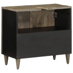vidaXL Dulap pentru chiuveta de baie, 62x33x58 cm, lemn masiv de mango vidaXL Dulap pentru chiuveta de baie, 62x33x58 cm, lemn masiv de mango