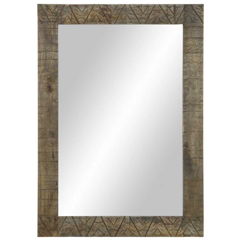vidaXL Oglindă de baie 50x2,5x70 cm lemn masiv de mango