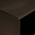 vidaXL Cabinet TV cu raft Negru și Aur 80 x 33 x 46 cm Lemn compozit