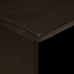 vidaXL Cabinet TV cu raft Negru și Aur 100 x 33 x 46 cm Lemn compozit