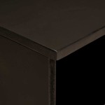 vidaXL Cabinet TV cu sertar Negru și Aur 80 x 33 x 46 cm Lemn compozit