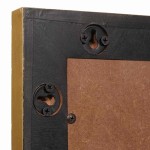 vidaXL Oglindă pentru baie Pe perete Negru și Aur 50 x 2,5 x 70 cm