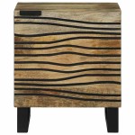 vidaXL Mese de noptieră Maro și negru 40 x 33.5 x 46 cm vidaXL Mese de noptieră Maro și negru 40 x 33.5 x 46 cm