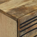 vidaXL Cabinet de noptieră 40x33.5x46 cm din lemn masiv de mango și lemn ingineresc vidaXL Cabinet de noptieră 40x33.5x46 cm din lemn masiv de mango și lemn ingineresc