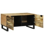 vidaXL Masă de cafea - 80 x 50 x 40 cm, Lemn masiv de mango vidaXL Masă de cafea - 80 x 50 x 40 cm, Lemn masiv de mango