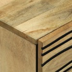 vidaXL Dulap de noapte Maro 50 x 33 x 62 cm Lemn masiv de acacia