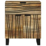 vidaXL Dulap de noapte Maro 50 x 33 x 60 cm Lemn masiv de acacia