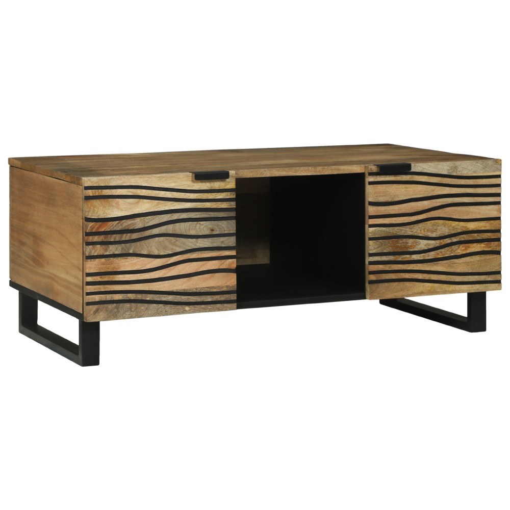 vidaXL Masa de cafea 100x54x40 cm - Lemn de mango solid