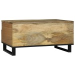 vidaXL Masă de cafea - 80 x 54 x 40 cm - Lemn de mango vidaXL Masă de cafea - 80 x 54 x 40 cm - Lemn de mango