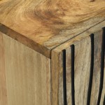 vidaXL Dulap TV - 105 x 33.5 x 46 cm, din lemn masiv de mango