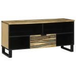 vidaXL Cabinet TV - 100 x 33.5 x 46 cm, făcut din lemn masiv de mango. vidaXL Cabinet TV - 100 x 33.5 x 46 cm, făcut din lemn masiv de mango.
