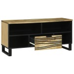 vidaXL Cabinet TV - 100 x 33.5 x 46 cm, făcut din lemn masiv de mango. vidaXL Cabinet TV - 100 x 33.5 x 46 cm, făcut din lemn masiv de mango.
