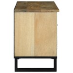 vidaXL Cabinet de depozitare media cu sertar cu raft Maro 80 x 33.5 x 46 cm vidaXL Cabinet de depozitare media cu sertar cu raft Maro 80 x 33.5 x 46 cm
