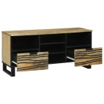 vidaXL Dulap TV , 100x33.5x46 cm, din lemn solid de mango
