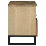 vidaXL Dulap TV , 100x33.5x46 cm, din lemn solid de mango