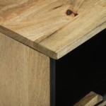 vidaXL Dulap TV , 100x33.5x46 cm, din lemn solid de mango