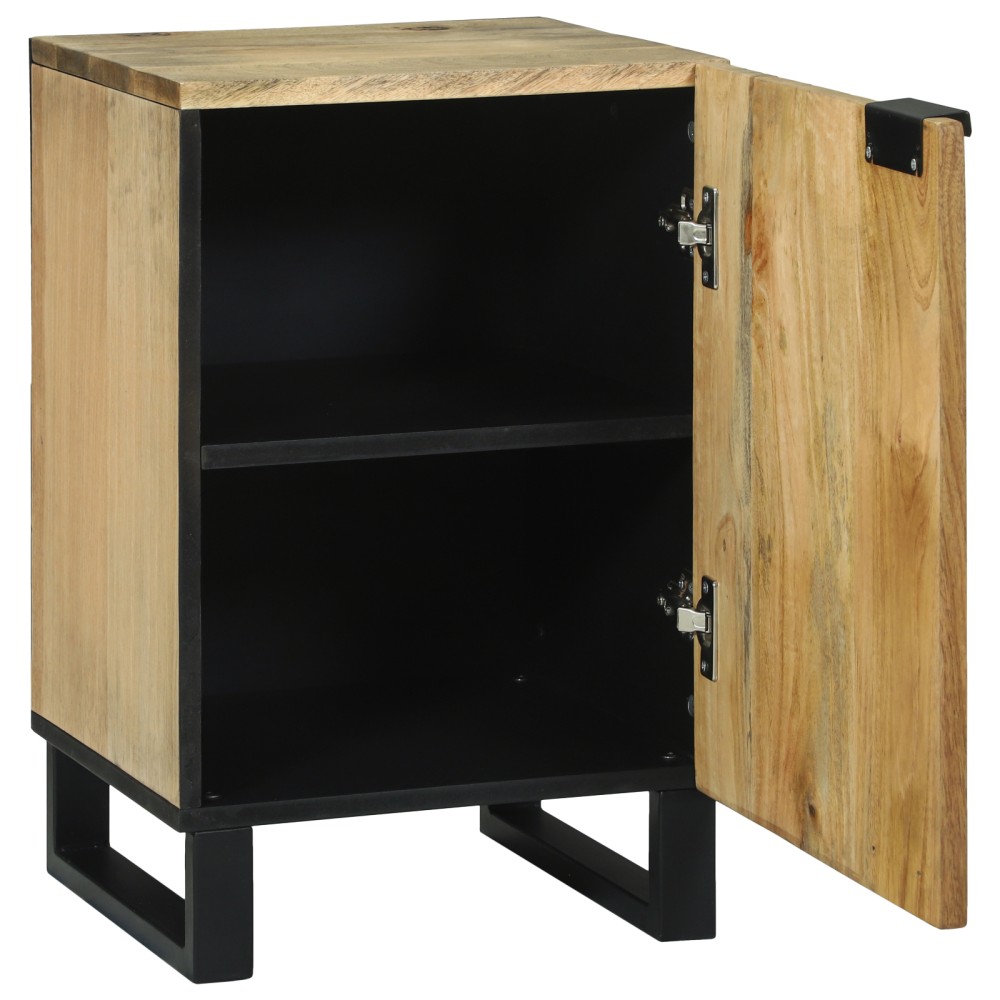 vidaXL Cabinet de baie 38x33.5x58 cm din lemn masiv de mango și lemn ingineresc