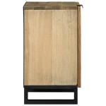 vidaXL Cabinet de baie 38x33.5x58 cm din lemn masiv de mango și lemn ingineresc vidaXL Cabinet de baie 38x33.5x58 cm din lemn masiv de mango și lemn ingineresc
