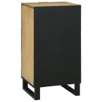 vidaXL Dulap - 40 x 33.5 x 75 cm, din lemn solid de mango și lemn ingineresc.
