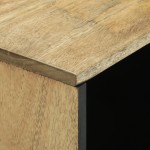 vidaXL Bufet – 80x33.5x75 cm, din lemn solid de mango vidaXL Bufet – 80x33.5x75 cm, din lemn solid de mango