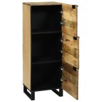 vidaXL Highboard - 40x33.5x110 cm, din lemn masiv de mango.
