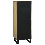 vidaXL Highboard - 40x33.5x110 cm, din lemn masiv de mango.