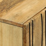 vidaXL Bufet 60x33.5x100 cm din lemn solid de mango - vidaXL Bufet 60x33.5x100 cm din lemn solid de mango -