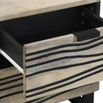 vidaXL Dulap de noapte cu sertar Alb și negru 40 x 33 x 46 cm vidaXL Dulap de noapte cu sertar Alb și negru 40 x 33 x 46 cm