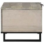 vidaXL Masă de cafea Alb, Negru 80 x 50 x 40 cm Lemn de mango solid vidaXL Masă de cafea Alb, Negru 80 x 50 x 40 cm Lemn de mango solid