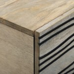 vidaXL Masă de cafea Alb, Negru 80 x 50 x 40 cm Lemn masiv de mango vidaXL Masă de cafea Alb, Negru 80 x 50 x 40 cm Lemn masiv de mango