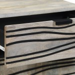 vidaXL Dulap de noapte cu sertar Alb și negru 50 x 33 x 60 cm vidaXL Dulap de noapte cu sertar Alb și negru 50 x 33 x 60 cm