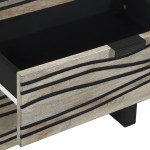 vidaXL Dulap de noapte cu sertar Alb și negru 50 x 33 x 60 cm vidaXL Dulap de noapte cu sertar Alb și negru 50 x 33 x 60 cm