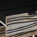 vidaXL Dulap de noapte cu sertar Alb și negru 50 x 33 x 60 cm vidaXL Dulap de noapte cu sertar Alb și negru 50 x 33 x 60 cm